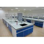 School Science Laboratory Furniture Scratch Resistant Steel Wood Material for sale