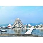 Blue / Red And White Giant Inflatable Water Park For Business CE UL for sale