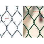 Diamond Hole  Galvanized Chain Link Fence Highway Use for sale