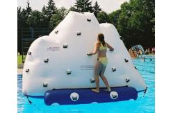 China 3m Height Inflatable Water Sports , Inflatable Climbing Wall With Water Slide supplier