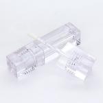 Plastic lip gloss tube cosmetic packaging container empty lipgloss tube with wands