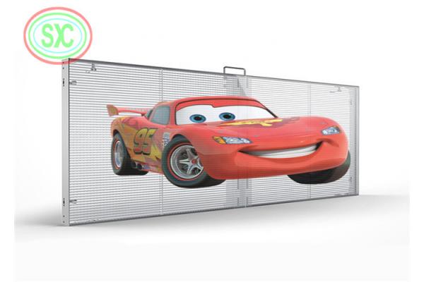 Cabinet Material Aluminum Transparent LED Display with Average No Failure of 1000hours
