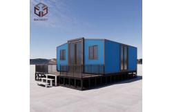 China 20FT Premade Mobile Folding House Container Rockwool Sandwich Panel Wall supplier