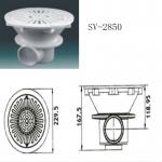 ABS Swimming Pool Bottom Drain Cover With Flange