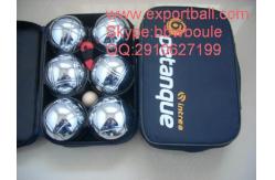 China petanque set in nylon bag with zip supplier
