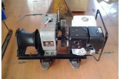China Line Construction Electrical Wire Puller 3 Ton Gasoline / Petrol Powered supplier