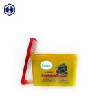 Square Lid IML Tubs Custom Empty Plastic Packaging Dry Fruit Container for sale
