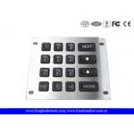 Rear Panel Mount Led Illuminated Metal Keypad for Industrial Machines