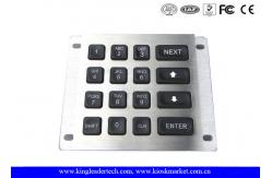 China Rear Panel Mount Led Illuminated Metal Keypad for Industrial Machines supplier