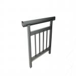 Modern Wrought Iron Banister Railing Fence Panel Waterproof Exterior for sale