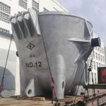 OEM ODM Casting Machining Cast Iron Slag Pot Metallurgy Machine and steel plant slag ladle for sale