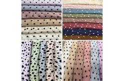 China Shimmer Silver Gauze Chiffon Crepe Fabric Crinkle Taffeta Fabric 120-130GSM supplier