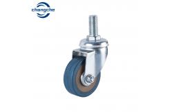 China Enhance Efficiency Polyurethane Industrial Caster Wheels With Optional Thread Guard supplier