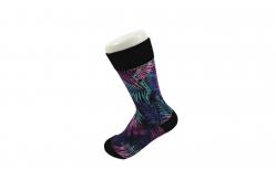 China Elastic Persistent Sweat Absorbent 3D Printed Socks For Adults / Children supplier