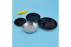 China Custom Size Tinplate Lid Stretch Metal Bottle Cap supplier