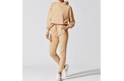 China Solid Soft Oversized Fleece Hoodie Unisex Sweatsuit Plain Pullover Embossed supplier