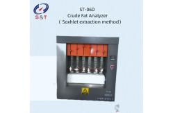 China Crude Fat Analyzer Feed Testing Instrument Soxhlet Extraction Method supplier