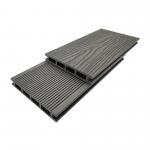Interlocking WPC Composite Anthracite Decking For Backyard FSC Certificated for sale