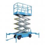 Hydraulic 500kg Movable Scissor Lift 14m High Aerial Platform for sale