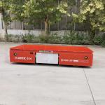 Electric Trackless Flat Car For Transporting Metal Structures for sale