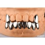 Dental Abrasive Resistant Crown Full Metal , Metallic FMC For Oral Rehabilitation for sale