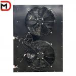 2-6 Fans H Type Air Cooled Condenser for Refrigeration Industry walk in freezer room for sale