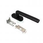 Aluminum Black Sliding Door And Window Handles Simple Style child proof