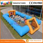 Funny Football Court New Inflatable Soccer Field With Powerful Blower For Sports for sale