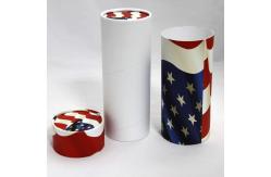 China Customised Printing Paper Tube Chocolate Packaging , Gift Packaging,Embossing Printing round canister supplier