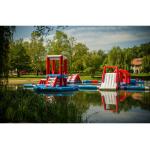 Lake Big Floating Aqua Park / Inflatable Obstacle Course For Business
