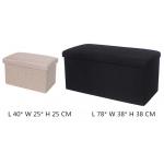 Satin folding storage box chair