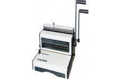 China Double Loop Wire And Plastic Comb Plastic Press Punching Binding Machine supplier