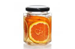 China Custom Design Wide Mouth Airtight Glass Jars With Airtight Aluminum Lid supplier