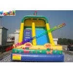 Water Proof Commercial Inflatable Bouncers / Inflatable Slip And Slide Fire Retardant for sale