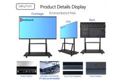 China 9679 Chip Interactive Flat Panel Zero Bonding Technology Low Blue Light supplier
