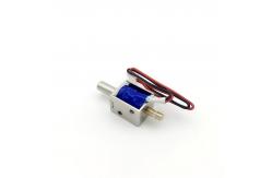 China Cylindrical DC12V 4mm Open Frame Solenoid supplier