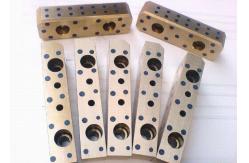 China Solid Lubricant Cast Bronze Bearings Silde Block With Immediate Running Velocity supplier