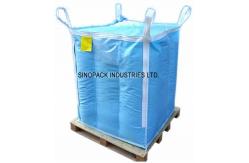 China Baffle design dangerous chemical powder Storage Antistatic Fibc with sift proofing supplier