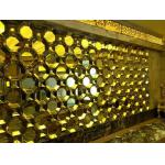 Blue Partition K9 Stained SGCC Clear Glass Crystals Panes for sale