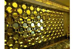 China Blue Partition K9 Stained SGCC Clear Glass Crystals Panes supplier