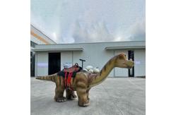 China Simulation Electric Brachiosaurus Walking Animatronic Dinosaur Ride for Kids supplier