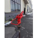 DN100 Water Inlet Size Water Foam Monitor With Two Hand Wheel Pose Operation Method for sale
