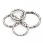 Circle Round Welded Metal O Rings Hook Heavy Duty Rope Accessory Nickle Free for sale