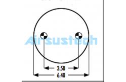 China Dependable Goodyear Suspension Spring 2B9-270 Double Convoluted Rubber Airbag supplier