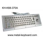 Waterproof Rugged Industrial Keyboard With Trackball 70 Keys For Internet Kiosk for sale