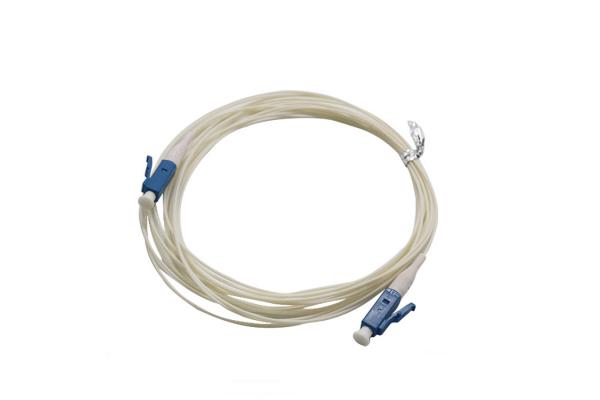 55dB Back Reflection Loss PVC Lc To Lc Fiber Jumper