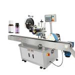 Automatic Horizontal Round Bottle Labeling Machine Top Label Applicator Machine Product Labels For Cosmetic Bottle for sale