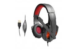 China 20KHz Wired Gaming Headphone Adjustable Foldable Stereo Earphones For Computer supplier