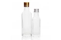 China Whiskey Vodka Glass Liquor Bottles With Lids supplier