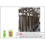 Liquid Cleaner Linear 6 Heads Paste Filling Machine Double Servo Driven
